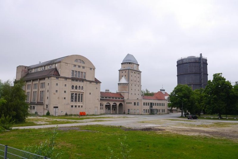 Das alte Gaswerk in Augsburg.