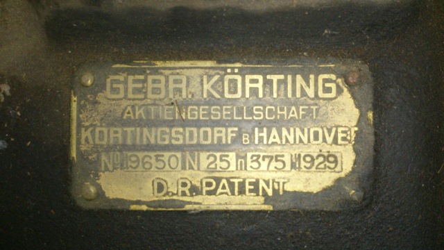 25PS bei 375 u/min bJ 1929