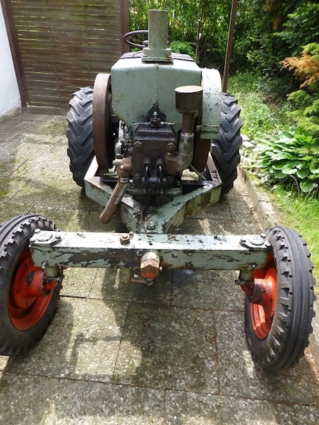 Ansicht selbstgebauter Ansaugkanal mit nicht originalem Luftfilter