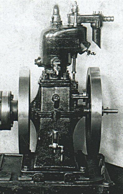 Reform-Motor Baujahr 1902 mit Glührohrzündung