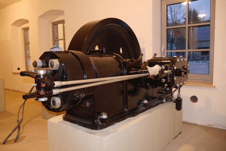 LHB Motor des Museums in Burkhardtsdorf