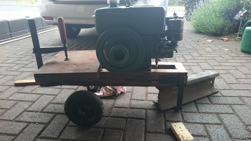 mein Motor bei der Arbeit