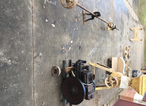 In Fahrtrichtung von vorne