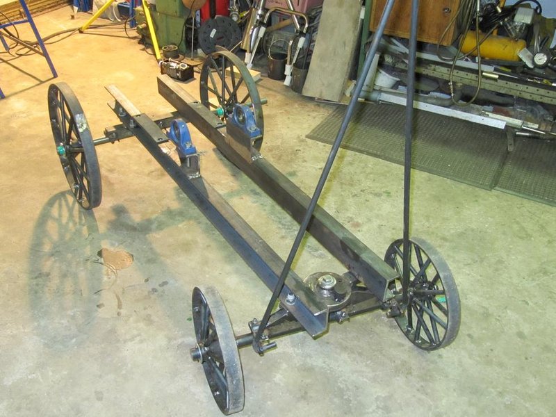 die Träger sind aufgelegt